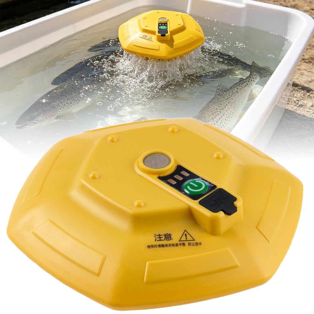 Marine Aquarium Equipment - Kablosuz Şarj Edilebilir Akvaryum Oksijen Pompası,