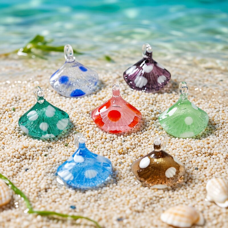 Marine Aquarium & Regional Centre Reviews - Renkli Mini Deniz Kabuğu Charm Cam