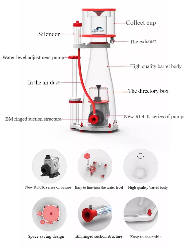 220-240V 50Hz Bubble Magus Cur - Protein Skimmer Hang On incelemesi ve fiyatı